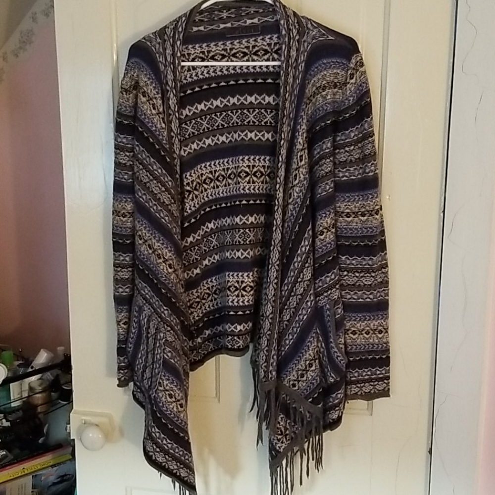Velvet cascade sweater